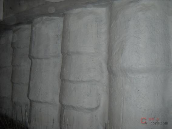 支护桩壁表面防水