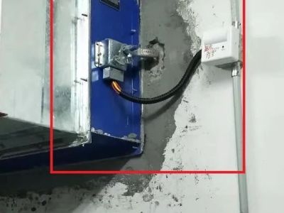 防火阀在不同位置的安装示意图