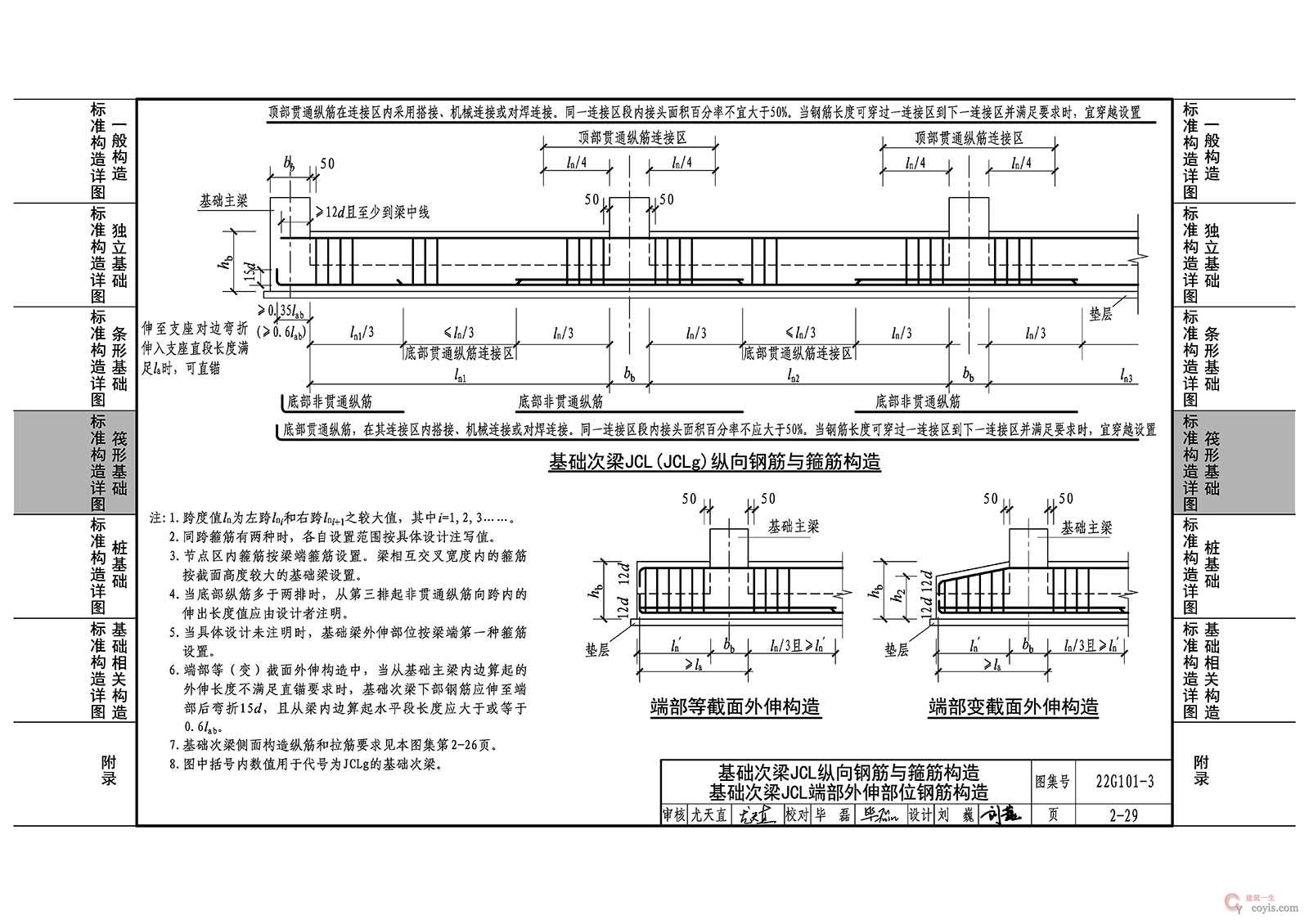 22G101-3:混凝土结构施工图平面整体表示方法制图规则和构造详图(独立基础、条形基础、筏形基础、桩基础)