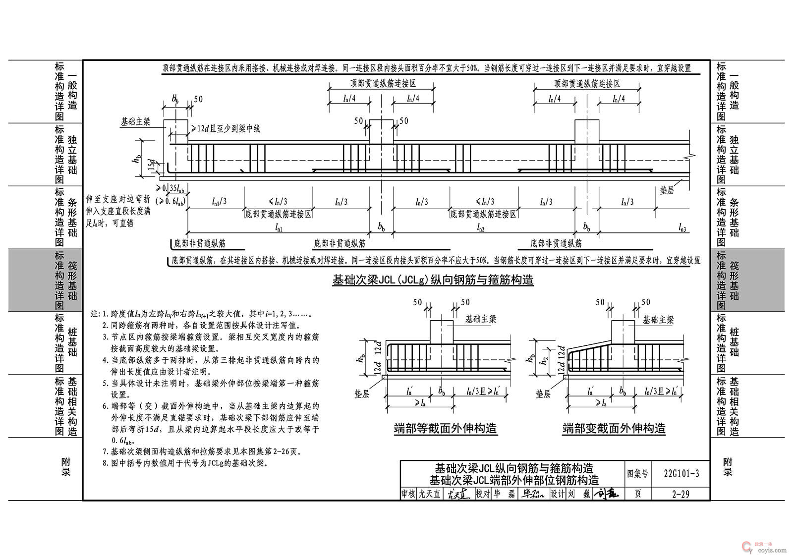 22G101-3:混凝土结构施工图平面整体表示方法制图规则和构造详图(独立基础、条形基础、筏形基础、桩基础)