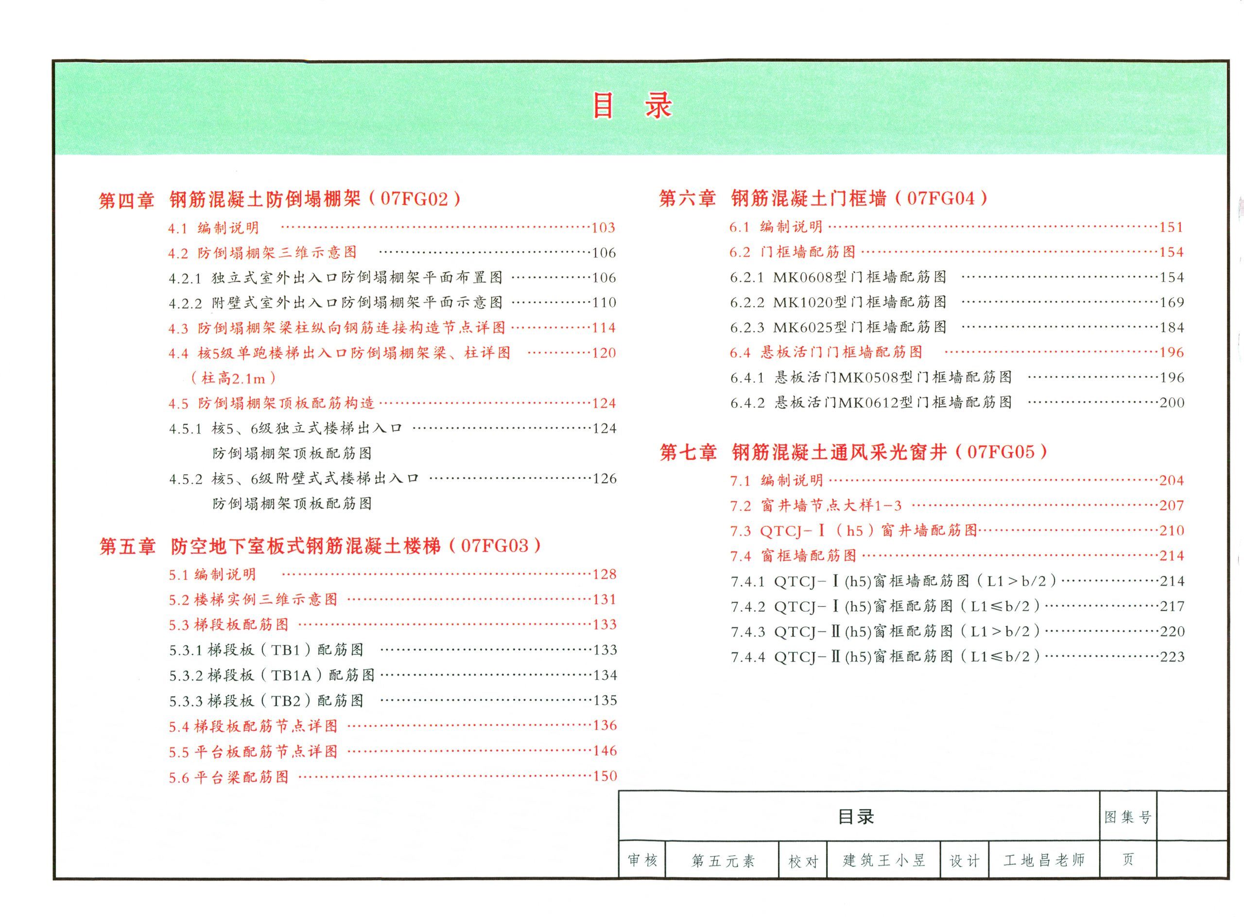 三维人防结构立体图集