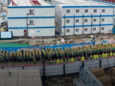 工地招演员，100/天，会敲刚管、拉板车、有人来检查假装在施工.......