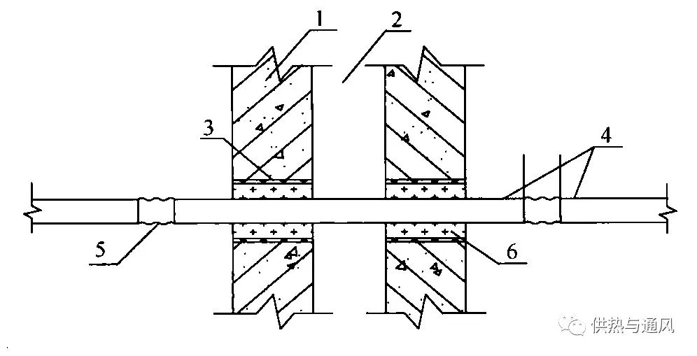 水暖管道穿越建筑变形缝的做法及支架安装