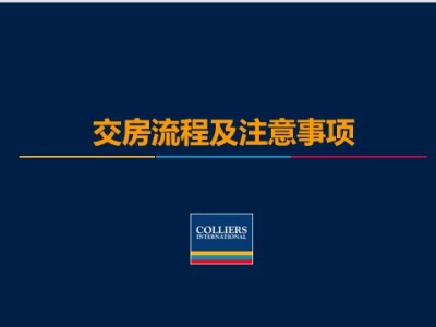 房地产交房流程及注意事项详解39页丨PPT，可下载