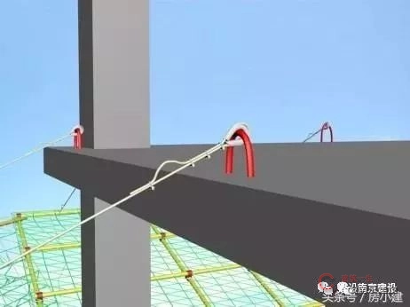 建筑工程水平挑网的施工方法及安全要求,附流程图!