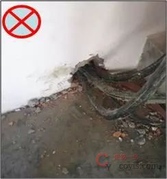 配电室临时用电安装作业指导书,含错误做法照片!