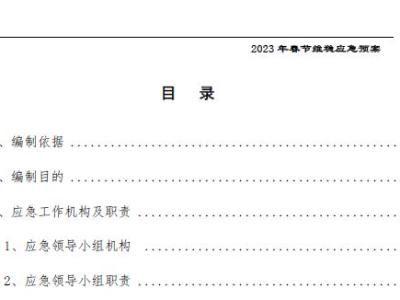施工单位春节维稳预案