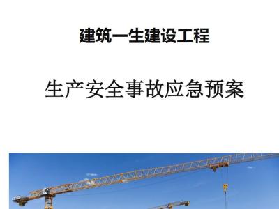 市政工程土方坍塌应急预案P12丨Word,可下载