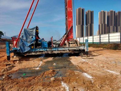 水泥土搅拌桩工艺流程图及施工示意图