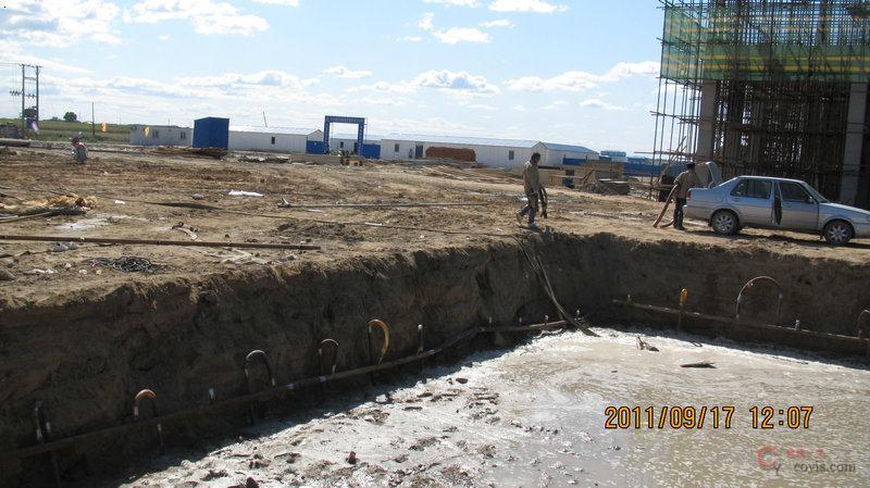 轻型井点降水现场图