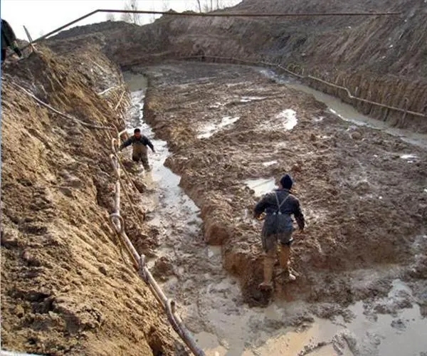 轻型井点降水现场图
