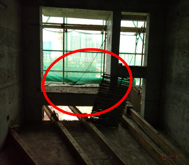 悬挑工字钢安装不规范