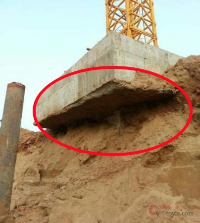 4.6.2 塔机混凝土基础承台临边悬空