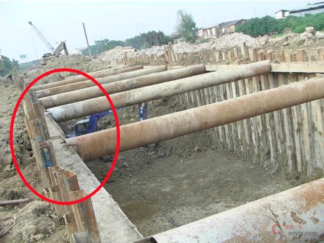 【隐患】支撑与围檩连接不佳