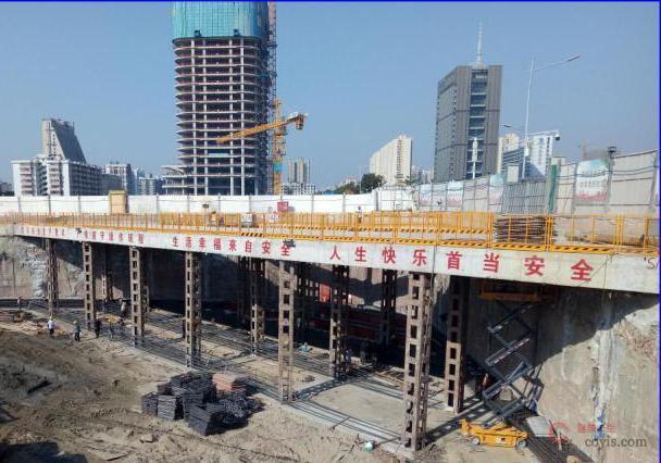 【正确】钢筋混凝土支撑与立柱连接紧密