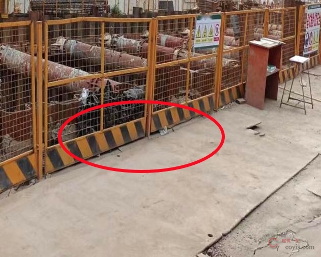 【隐患】地面未设排水沟