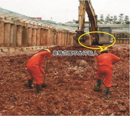 【正确】确保机械与人的安全距离