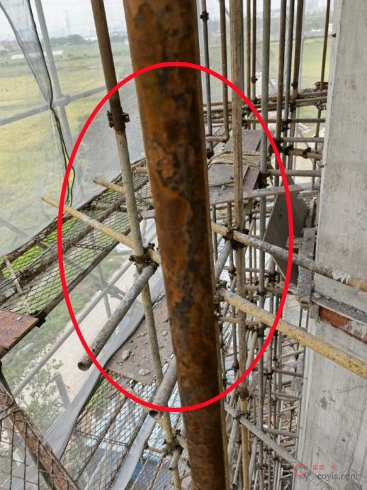 【隐患】钢管锈蚀严重