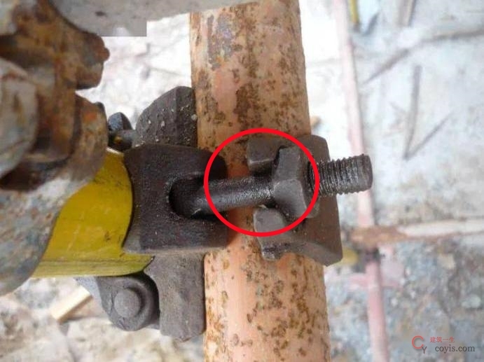 【隐患】扣件螺栓滑丝