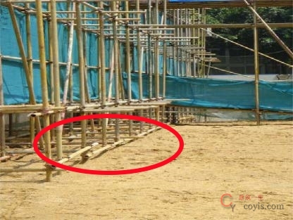 【隐患】立杆地基无硬化