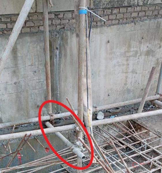 【隐患】立杆支承不稳固