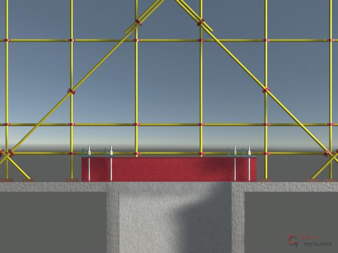 【正确】立杆设置型钢支承