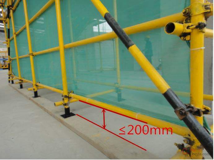 【正确】扫地杆布设规范