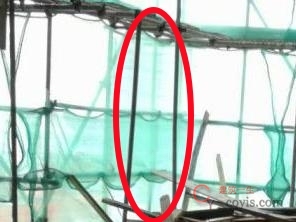 【隐患】立杆弯曲变形严重