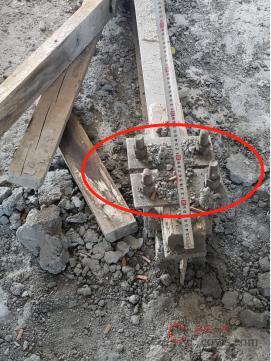 【隐患】锚固件与端部距离小于200mm