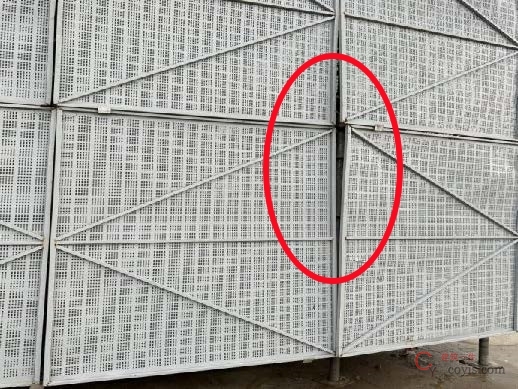 【隐患】安全网防护不严密