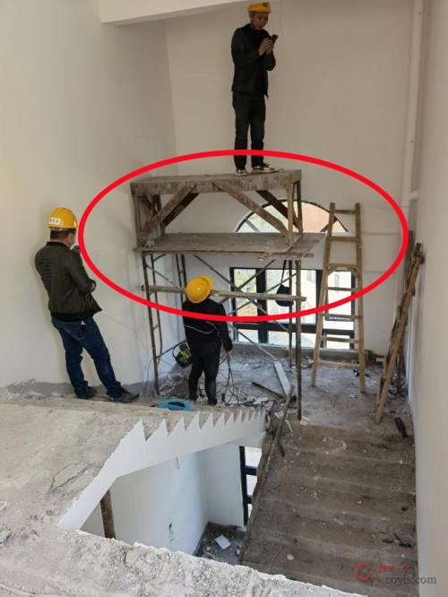 【隐患】操作平台搭设随意不规范