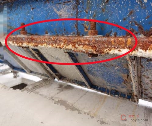 【隐患】脚手板锈蚀严重