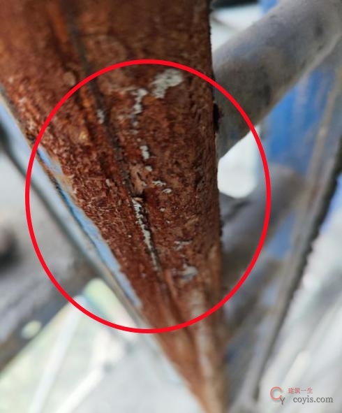 【隐患】导轨锈蚀严重