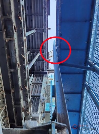 【隐患】导轨变形严重