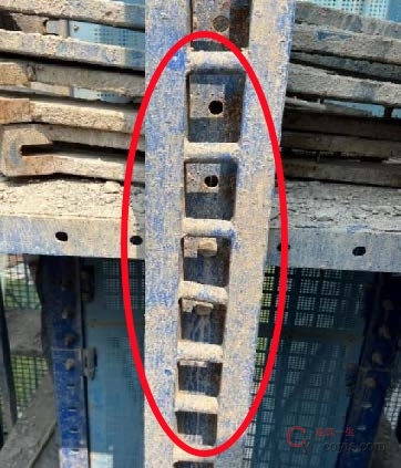 【隐患】导轨横杆间距不等