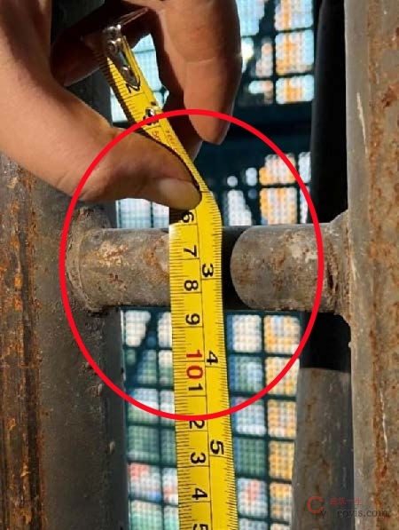 【隐患】导轨横杆直径小于28mm