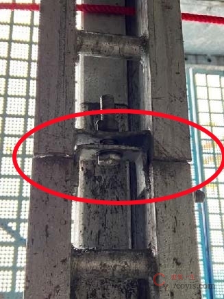 【隐患】导轨接长错位大