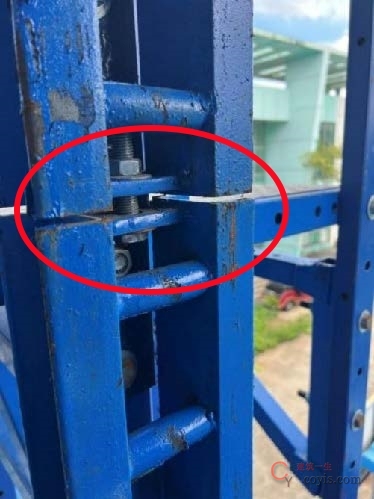 【隐患】导轨接长错位大