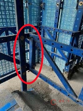 【隐患】水平支承桁架连接不规范、局部变形严重