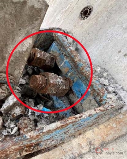 【隐患】附着螺栓欠保养、安装不规范