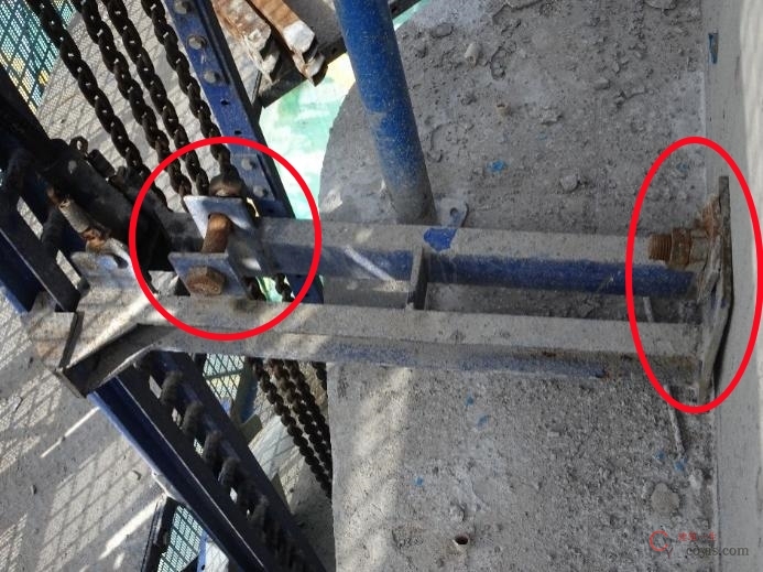 【隐患】超长附着支座变形大