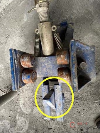 【隐患】防坠摆块尺寸与设计不符