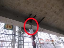 【隐患】附着支座处结构损坏