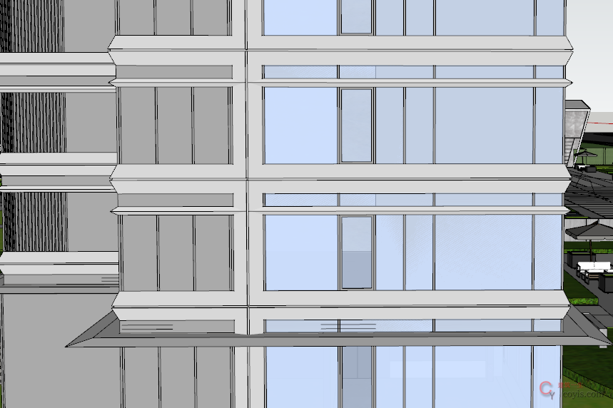 主楼幕墙BIM深化