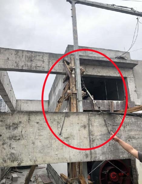 【隐患】吊篮未设置配重