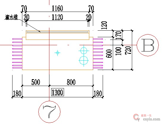 控制标高与阳台板板身线