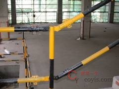 适用于安装在不同长度,不同斜度的楼梯段临边作防护