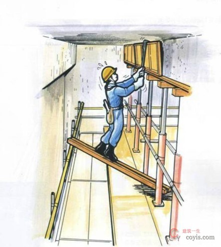 避让易坠落的作业区域