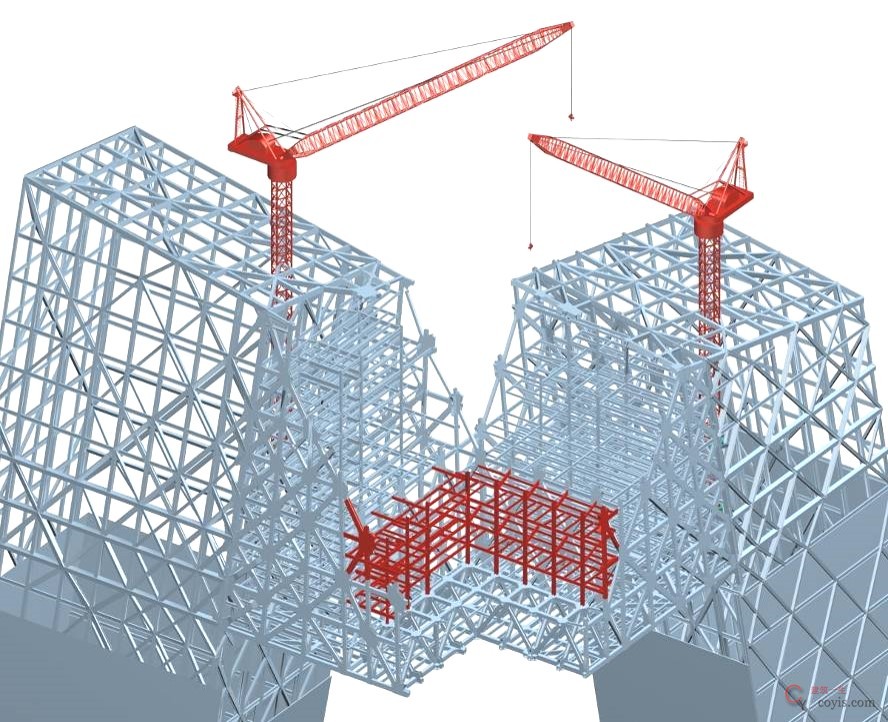 央视新址工程—悬臂合龙施工技术