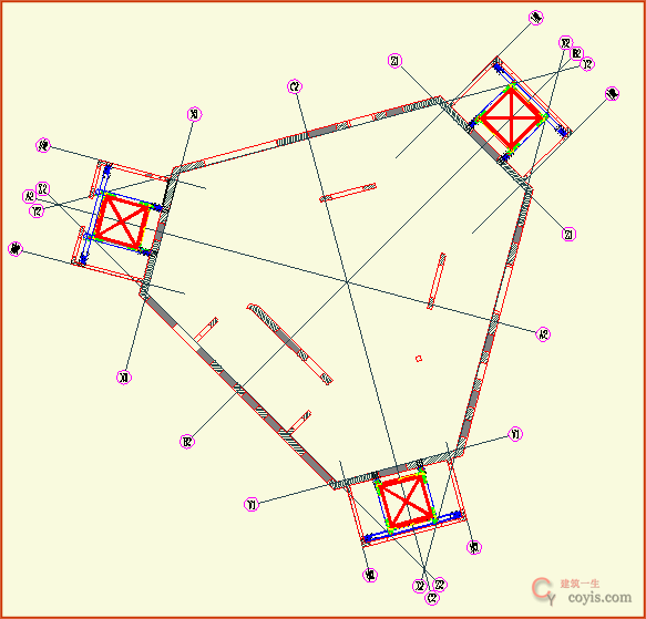 67层以上塔吊定位图